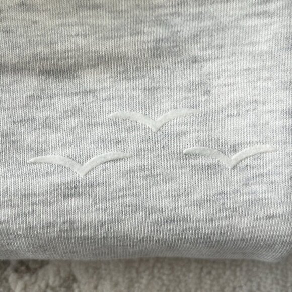 XL LAZYPANTS Women's French Terry Quarter Zip Sweatshirt - Picture 5 of 5